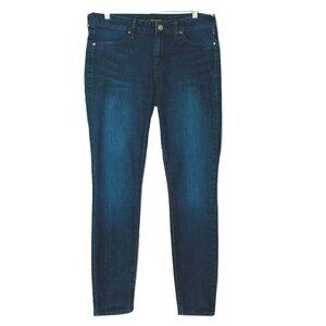 Rich & Skinny Women's size 31 Tapered Stretch Medium Wash Blue Jeans